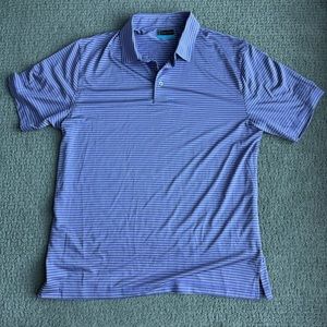 Men’s PGA Tour Striped Golf Polo